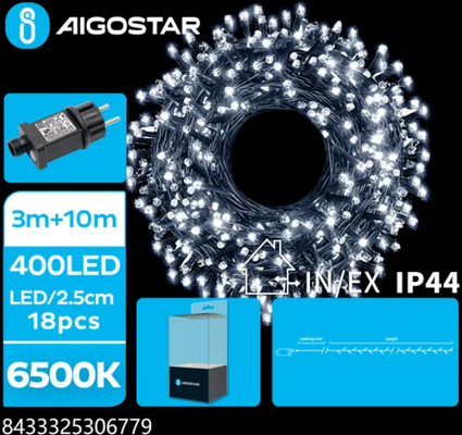 Guirnalda Luces Led Navidad Luz Fria 10 Mt